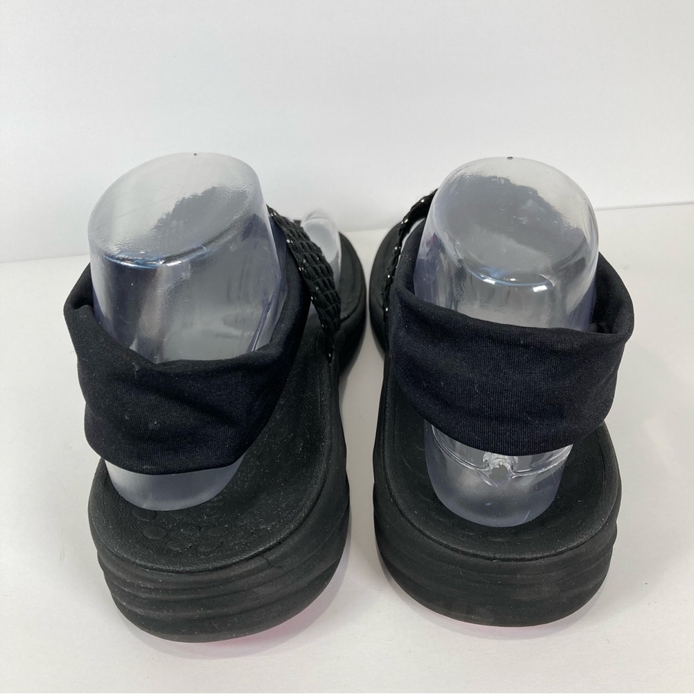 Vionic Serene Tia Pink Black Yoga Sling Back Sandals - Picture 12 of 16